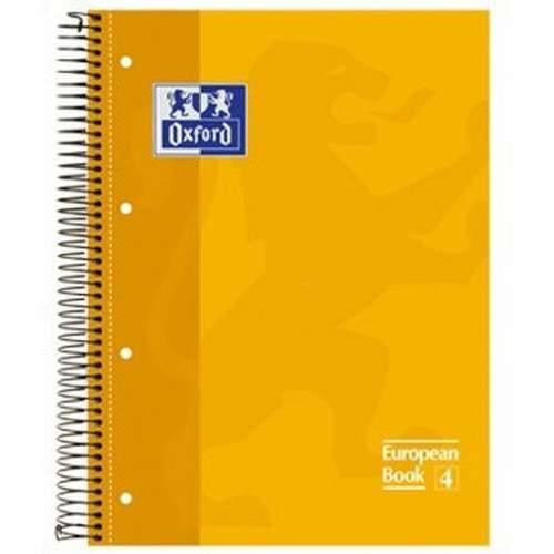 bilježnica Oxford Classic Rumena A4 80 Listovi (5 kom.) Cijena