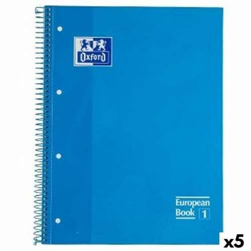 bilježnica Oxford Classic Turkizno A4 80 Listovi (5 kom.) Cijena