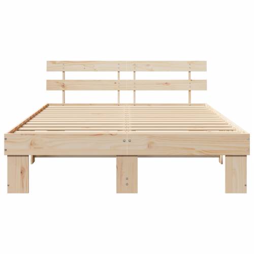 Okvir kreveta s uzglavljem 150x200 cm Masivna borovina Cijena