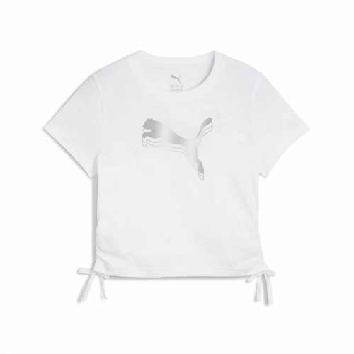 Dječje Majica Kratkih Rukava Puma Essentials Metallic Knotted Bijela Cijena