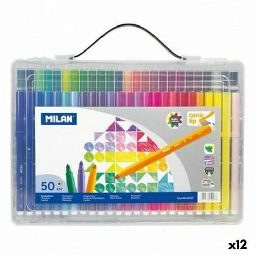 Set Flomastera Milan Conic Pisana 50 Dijelovi (12 kom.) Cijena