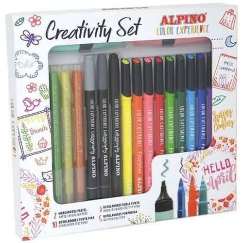 Set Flomastera Alpino CREATIVITY COLOR EXPERIENCE Pisana 20 Dijelovi (8 kom.) Cijena