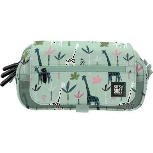 Trostruka pernica Bits&Bobs Jungle Pisana 23 x 10 x 10 cm Cijena