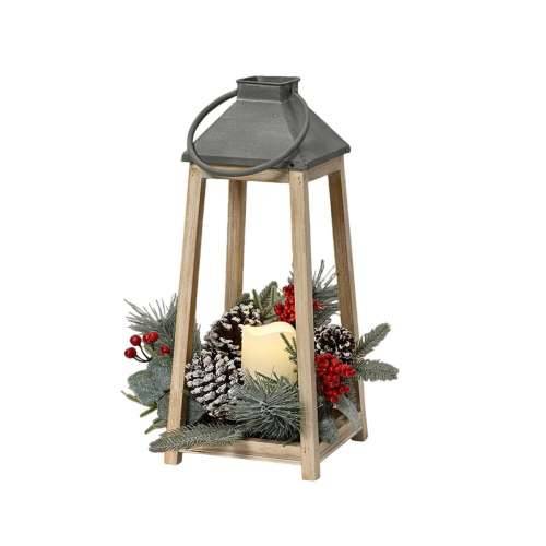 Laternas stends Lumineo 15 x 15 x 36 cm LED Svijeća Cijena