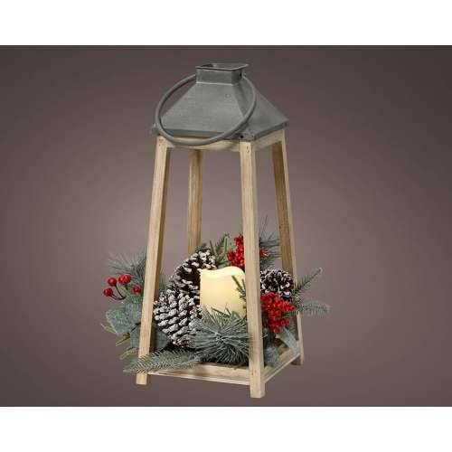 Laternas stends Lumineo 15 x 15 x 36 cm LED Svijeća Cijena