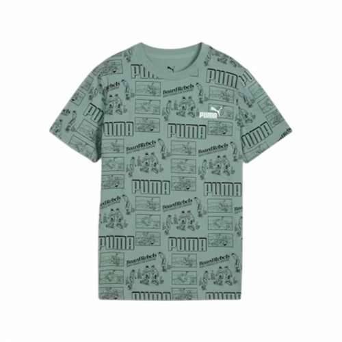 Dječje Majica Kratkih Rukava Puma Puma Mid90S Aop Tee B Plava Zelena Cijena