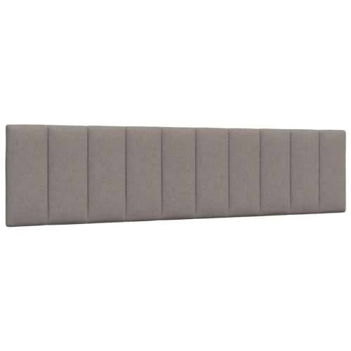 Krevet s madracem smeđesivi 200x200 cm od tkanine - Sivo-smeđa 200 x 200 cm Cijena
