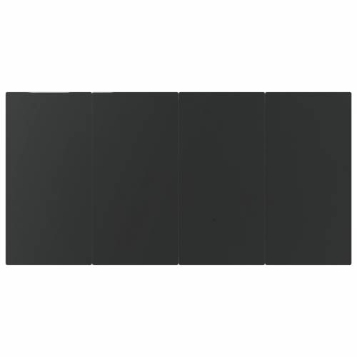 Blagovaonski set 5 pcs Svijetlo siva i crna 80 cm x 80 cm Cijena