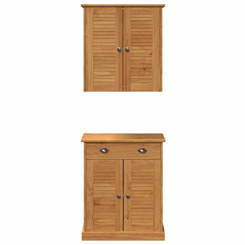 Set namještaja za kupaonicu 2 pcs Smeđa 67,5 x 34 x 80 cm Cijena