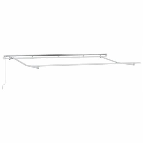 Skrovita tenda Plava i bijela 400 x 200 cm Cijena