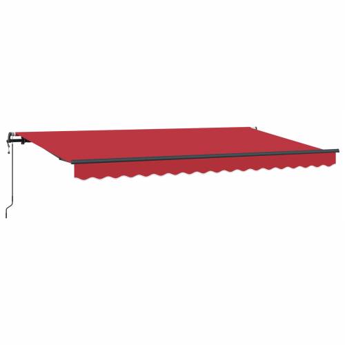 Skrovita tenda Crvena i Antracit 400x200 cm 400 x 200 cm Cijena