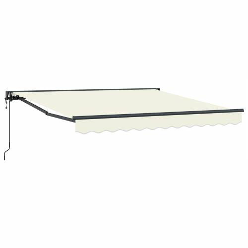 Skrovita tenda Krema 300x250 cm Aluminij i poliester Cijena