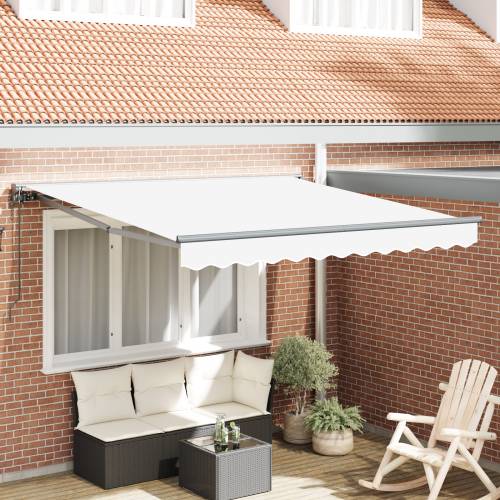 Skrovita tenda Bijelo 300x250 cm Cijena