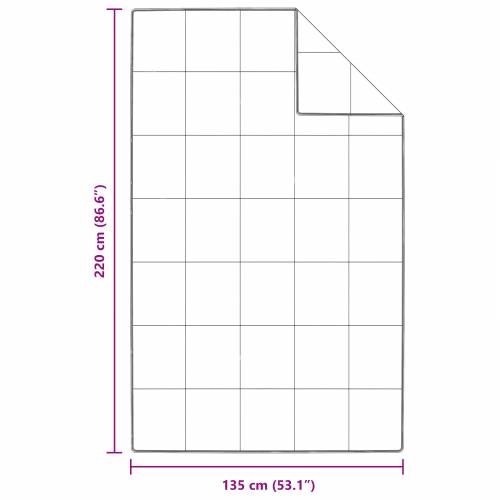 Poplun s jastukom 2 pcs Bijela 135 x 220 cm Paperje Cijena