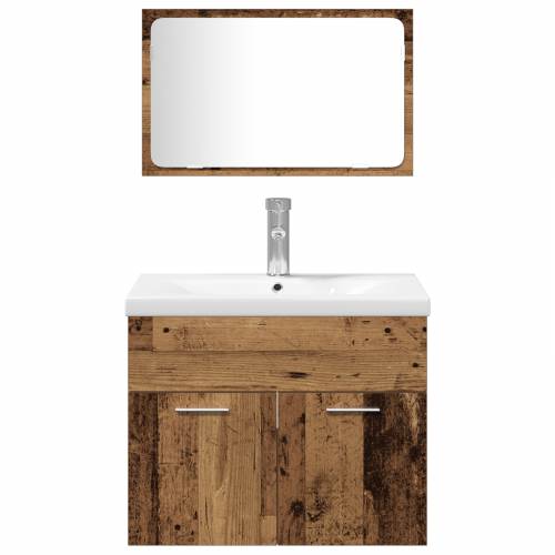 Setovi 3 pcs Staro drvo 30 x 30 x 130 cm Konstruirano drvo Cijena