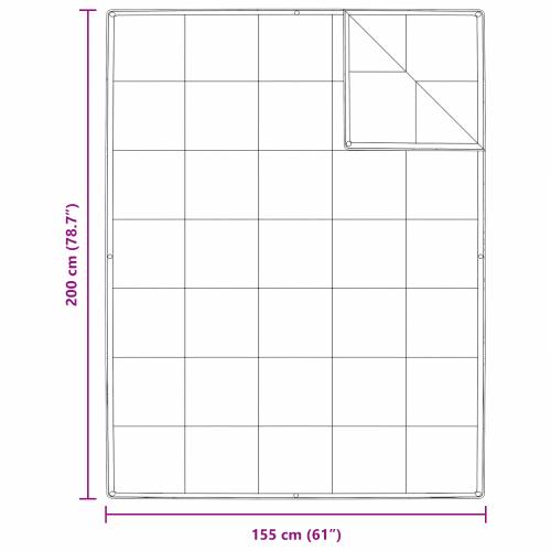 Poplun s jastukom 2 pcs Bijela 155 x 200 cm Paperje Cijena