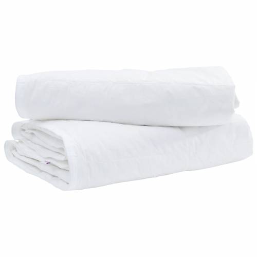Poplun s jastukom 2 pcs Bijela 135 x 220 cm Paperje Cijena