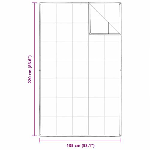 Poplun s jastukom 2 pcs Bijela 135 x 220 cm Paperje Cijena