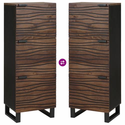 Highboard od oraha s policom Ostalo s pohranom s vratima Smeđa 40 x 33.5 x 110 cm Cijena