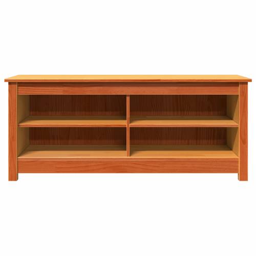 Klupa za cipele s policom s pohranom Voštano smeđa 110 x 38 x 45.5 cm Cijena