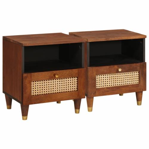 Noćni ormarići s ladicama 2 pcs 40 x 33 x 46 cm Cijena