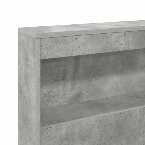 Skladišno uzglavlje s policom s uzglavljem s pohranom Beton siva 150 cm Melamin Cijena