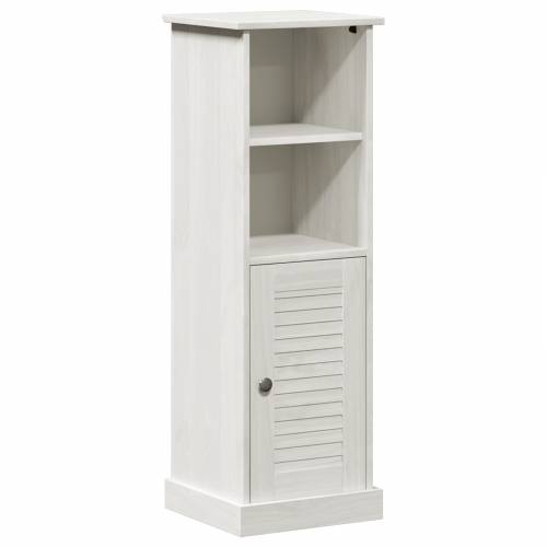 Kupaonski ormar Bijela 37 x 34 x 110 cm Masivna borovina Cijena