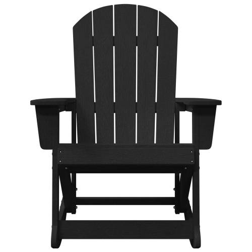 Adirondack ljuljačke 2 pcs Crna 73.5 x 92 x 90 cm HDPE Cijena