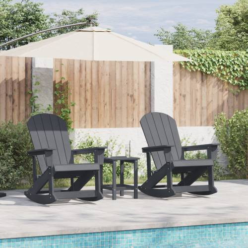 Adirondack ljuljačke 2 pcs Svjetlosiva 73.5 x 92 x 90 cm HDPE Cijena