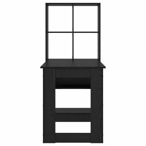 Stol s policom s pohranom Crni hrast 122 x 67 x 145 cm Cijena