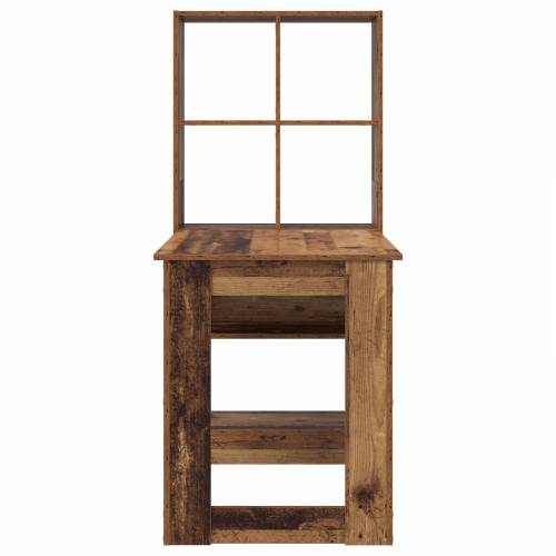 Stol s policom s pohranom Staro drvo 122 x 67 x 145 cm Cijena