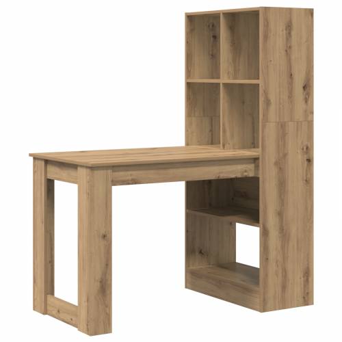 Stol s policom s pohranom hrast artisan 122 x 67 x 145 cm Cijena
