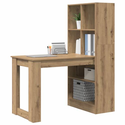 Stol s policom s pohranom hrast artisan 122 x 67 x 145 cm Cijena