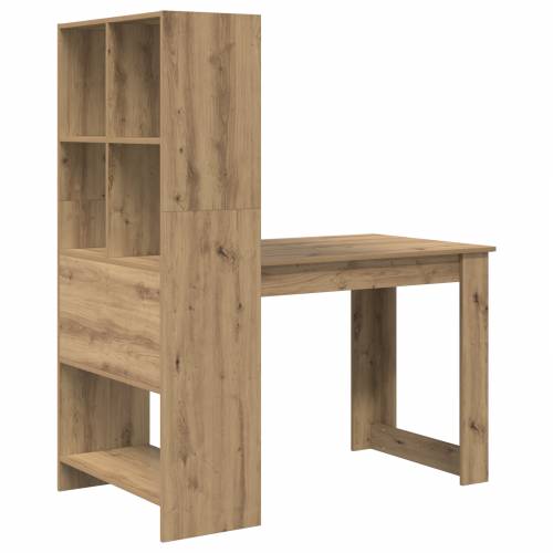 Stol s policom s pohranom hrast artisan 122 x 67 x 145 cm Cijena