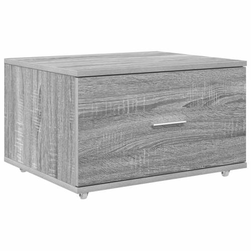Stol Sivi hrast sonoma 131.5 x 50 x 106.5 cm Konstruirano drvo Cijena