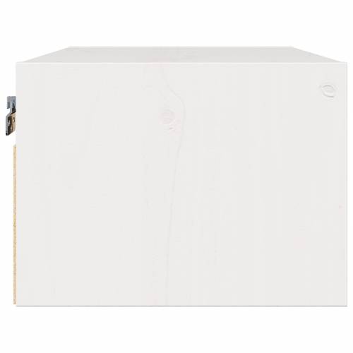 Noćni ormarić montiran na zid Bijelo 50 x 32.5 x 24 cm Cijena