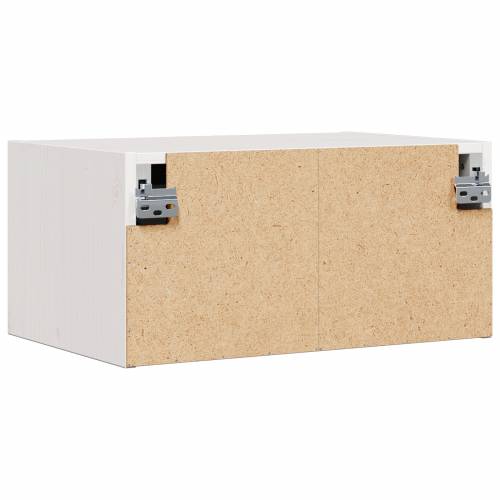 Noćni ormarić montiran na zid Bijelo 50 x 32.5 x 24 cm Cijena