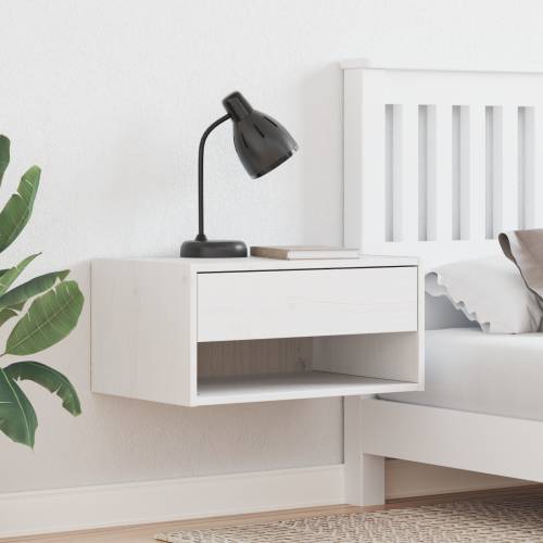 Noćni ormarić montiran na zid 2 pcs Bijelo 50 x 32.5 x 24 cm Cijena