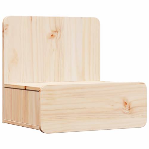 Noćni ormarić montiran na zid Smeđa 44 x 32.5 x 40 cm Cijena