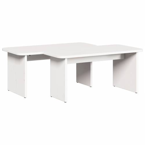Stolić za kavu 2 pcs Bijela 100 x 69 x 35.5 cm Cijena