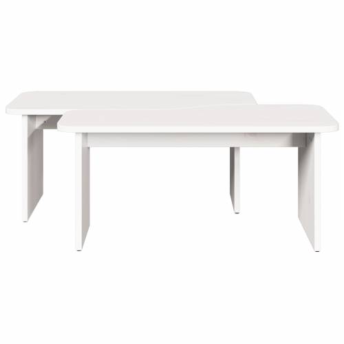 Stolić za kavu 2 pcs Bijela 100 x 69 x 35.5 cm Cijena