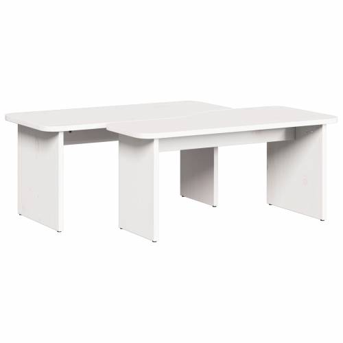 Stolić za kavu 2 pcs Bijela 100 x 69 x 35.5 cm Cijena