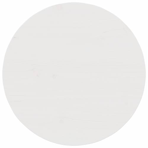 Stolić za kavu Bijela 50 x 50 x 35 cm Čvrsta borova drva Cijena