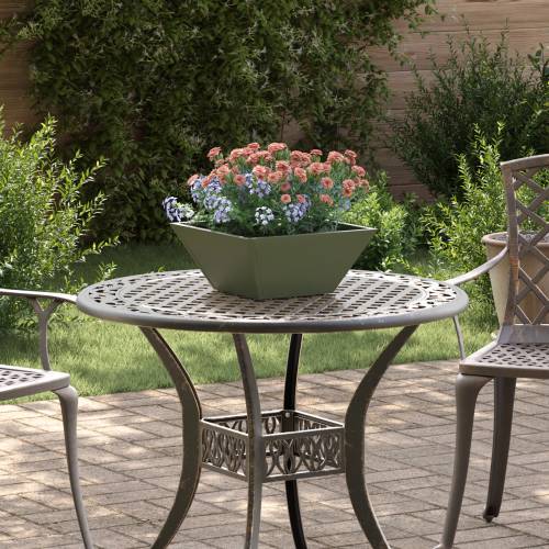 Plastična saksija 5 pcs Maslinovo zelena 35 x 35 x 15 cm Čelik Cijena
