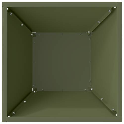 Plastična saksija 5 pcs Maslinovo zelena 35 x 35 x 15 cm Čelik Cijena