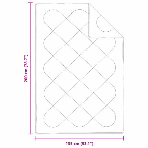 Duvet za sve sezone s jastukom Bijelo 135 x 200 cm Mikrofibra Cijena