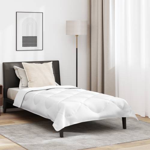 Duvet za sve sezone s jastukom Bijelo 155 x 200 cm Mikrofibra Cijena
