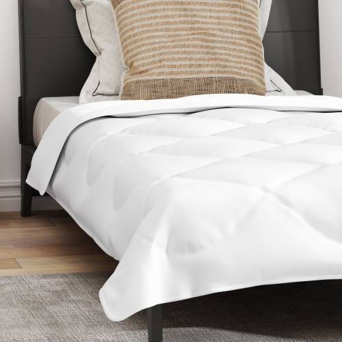 Duvet za sve sezone s jastukom Bijelo 155 x 200 cm Mikrofibra Cijena