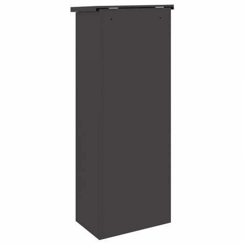 Sandučić za pakete Crna 44.5 x 29 x 110.5 cm Čelik Cijena