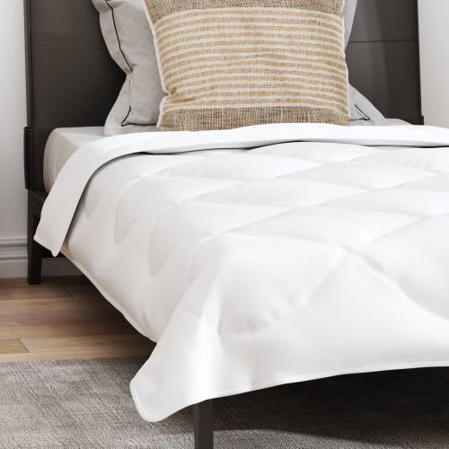 Duvet za sve sezone s jastukom Bijelo 135 x 220 cm Mikrofibra Cijena